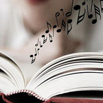 Logotipo de Libros y música (Sal)